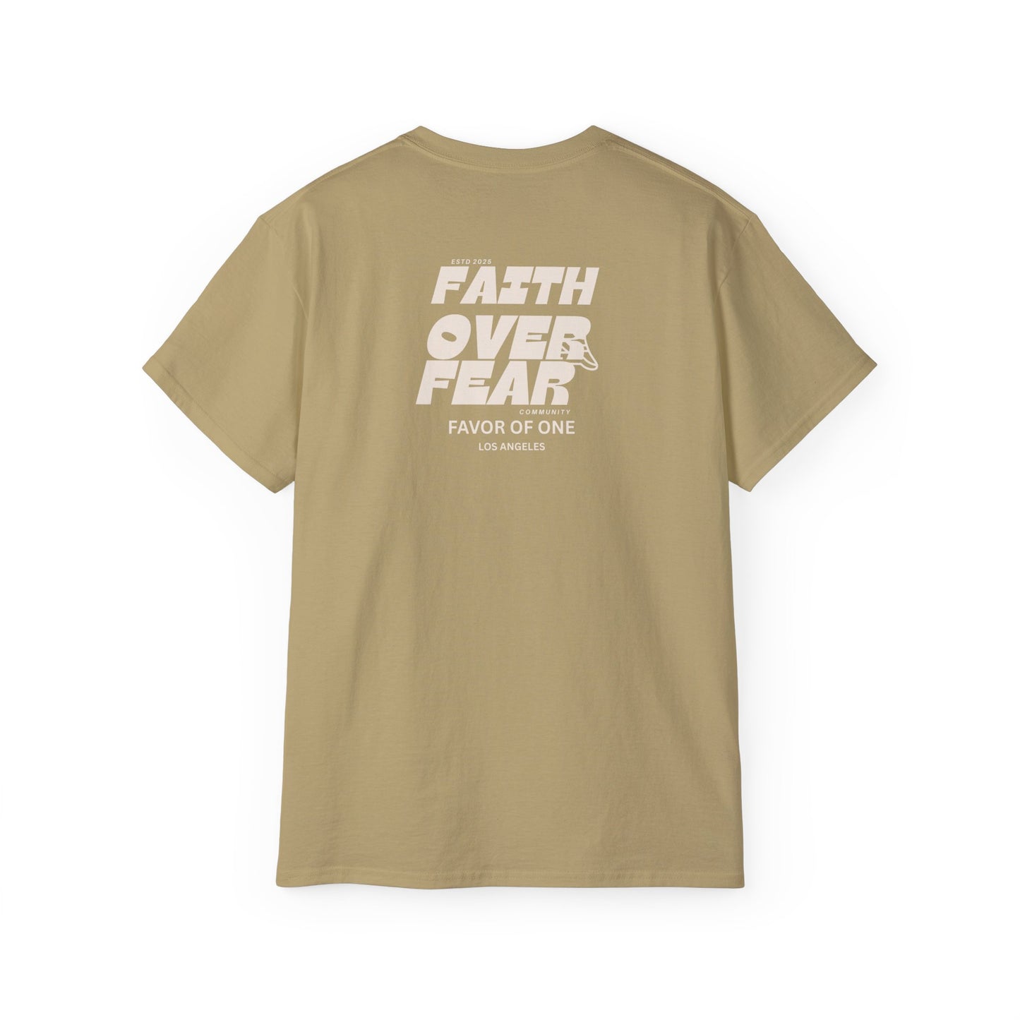 Faith Over Fear Tee - Inspirational | 2025