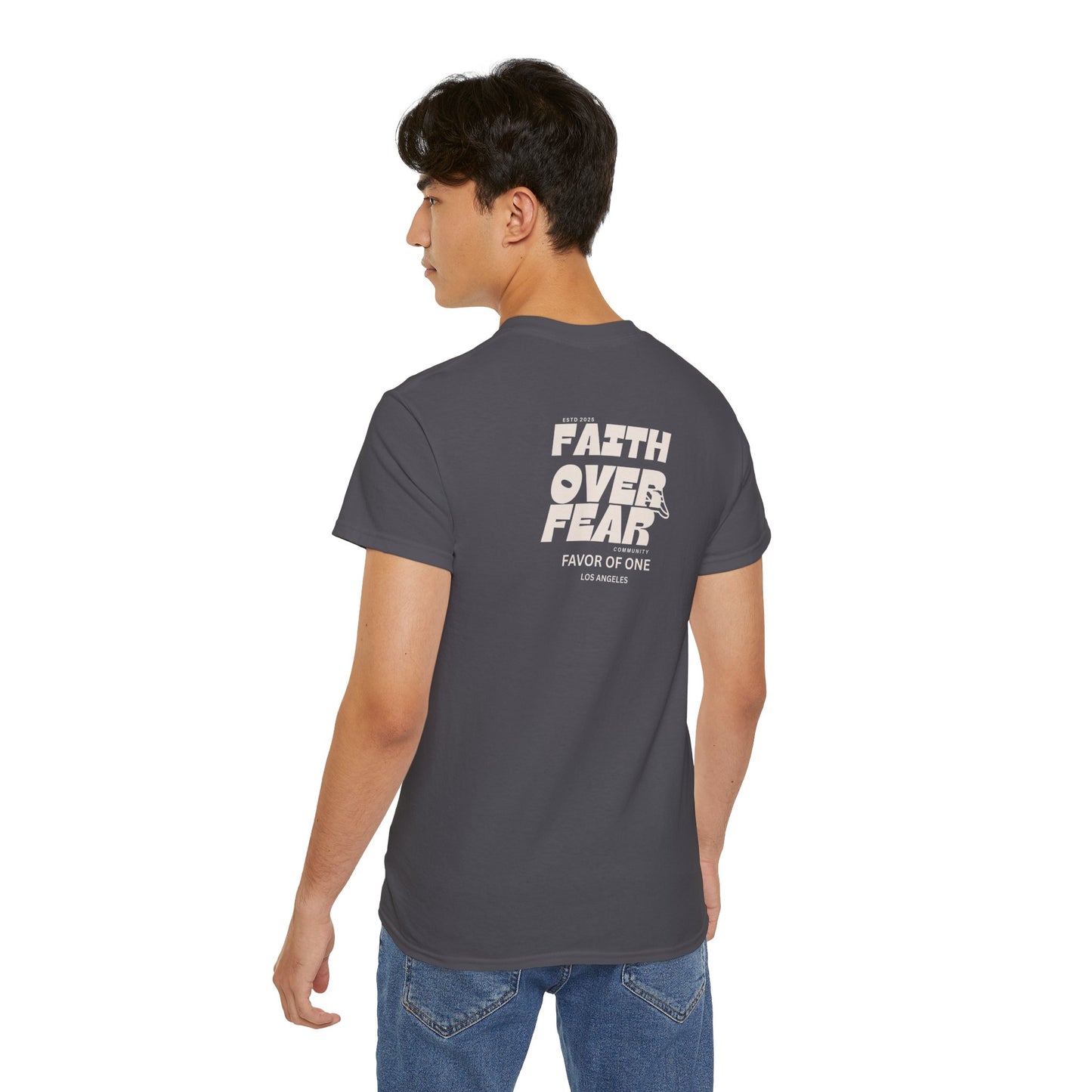 Faith Over Fear Tee - Inspirational | 2025