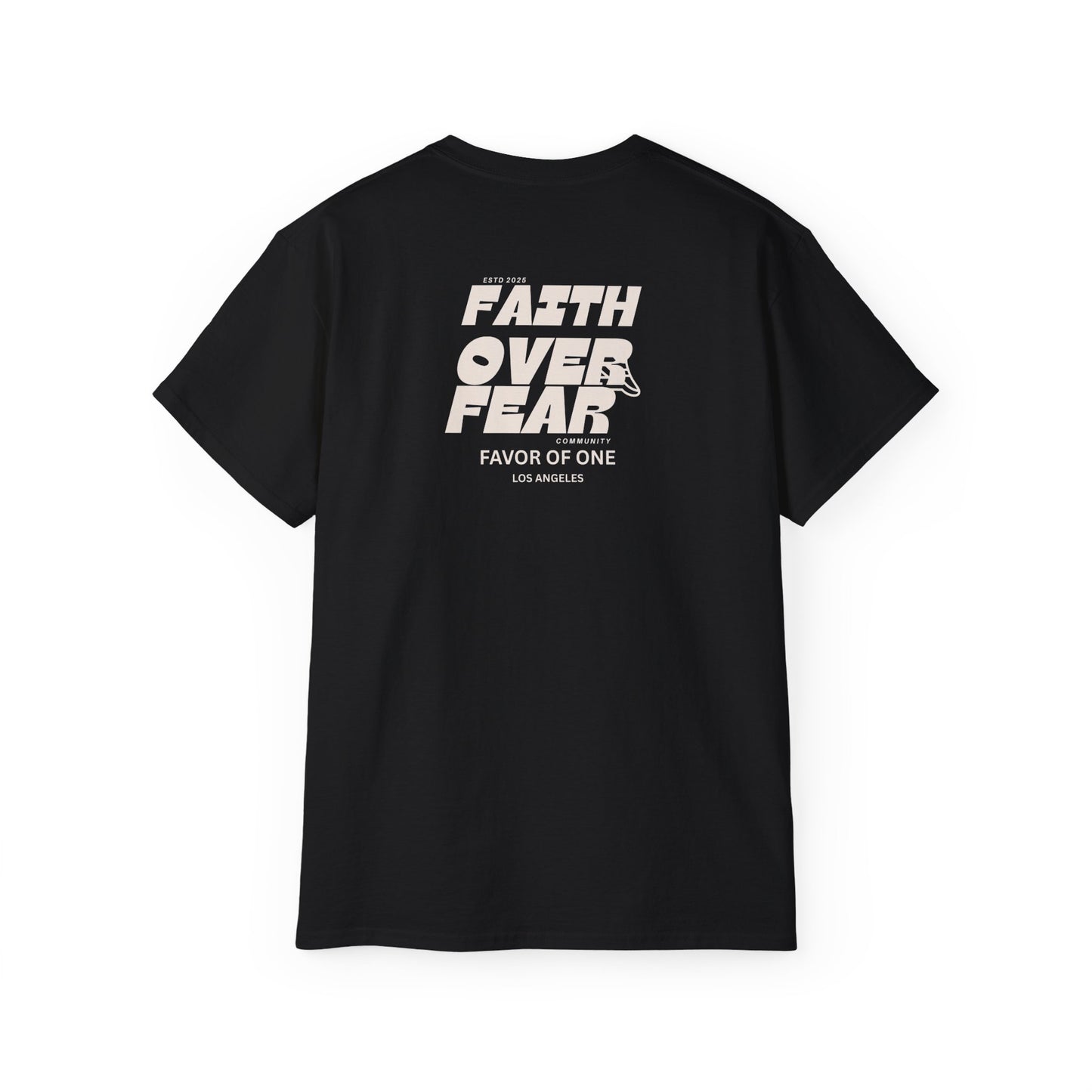 Faith Over Fear Tee - Inspirational | 2025